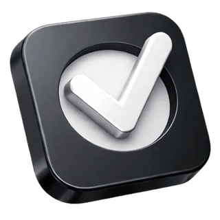 3D approval checkmark icon on the Loyal Accrudentor about page